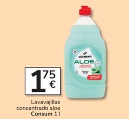 Oferta de Consum - Lavavajillas Concentrado Aloe por 1,75€ en Consum