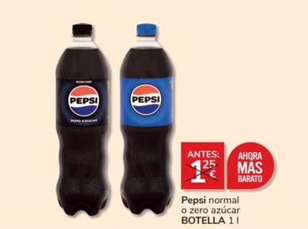 Oferta de Pepsi - Normal / Zero Azúcar por 1€ en Consum