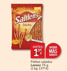 Oferta de Lorenz - Palitos Salados por 1€ en Consum