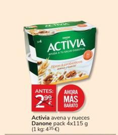 Oferta de Danone - Activia Avena Y Nueces por 2€ en Consum