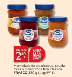 Oferta de Hero - Mermelada De Albaricoque, Ciruela, Fresa O Melocotón Classica por 2€ en Consum