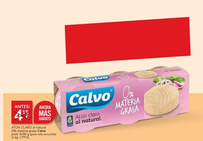 Oferta de Calvo - Atún Claro por 4€ en Consum