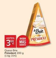 Oferta de Président - Queso Brie por 3€ en Consum