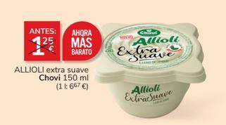 Oferta de Chovi - Allioli Extra Suave por 1€ en Consum