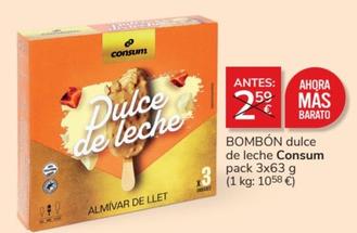 Oferta de Consum - Bombón Dulce De Leche por 2€ en Consum
