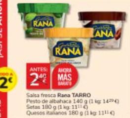 Oferta de Rana - Salsa Fresca, Pesto De Albahaca, Setas, Quesos Italianos por 2€ en Consum