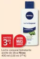 Oferta de Nivea - Leche Corporal Hidratante Aceite De Oliva por 3€ en Consum