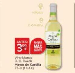 Oferta de Mayor De Castilla - Vino Blanco D. O. Rueda Barato por 3€ en Consum