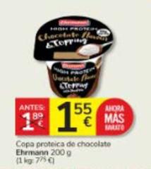 Oferta de Copa chocolate por 0,89€ en Consum