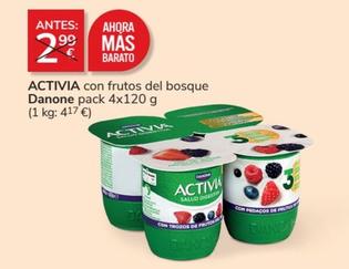 Oferta de Danone - Activia Con Frutos Del Bosque por 2,99€ en Consum