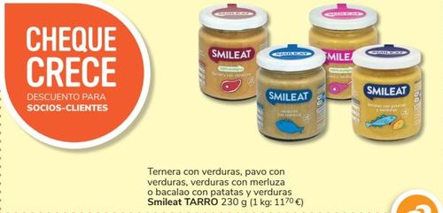 Oferta de Smileat - Tarro Ternera Con Verduras en Consum