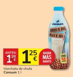 Oferta de Consum - Horchata De Chufa por 1,25€ en Consum