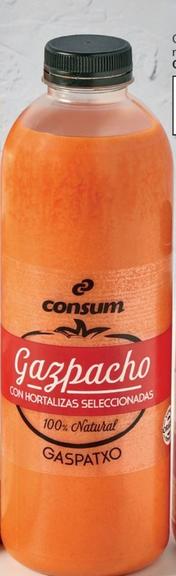 Oferta de Consum - Gazpacho Natural por 3€ en Consum