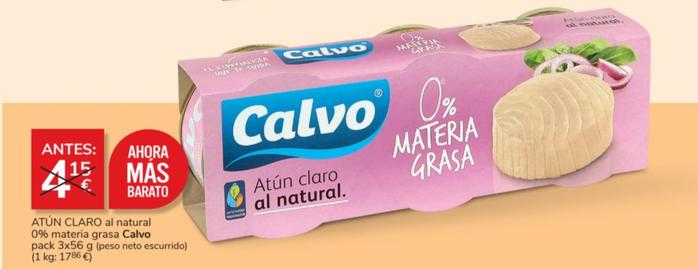 Oferta de Calvo - Atún Claro por 4€ en Consum