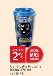Oferta de Kaiku - Caffè Latte Proteína por 2€ en Consum
