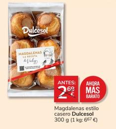 Oferta de Dulcesol - Magdalenas Estilo Casero por 2€ en Consum