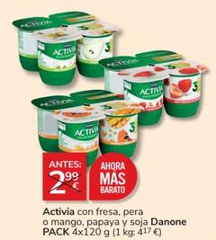 Oferta de Danone - Activi Con Fresa por 2€ en Consum