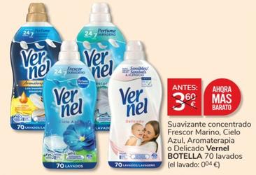 Oferta de Vernel - Suavizante Concentrado Frescor Marino por 3,6€ en Consum