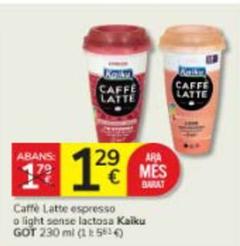 Oferta de Caffe latte por 4,49€ en Consum