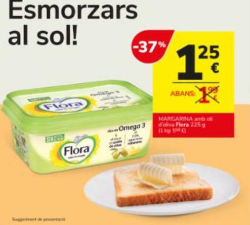 Oferta de Flora - Margarina por 1,25€ en Consum
