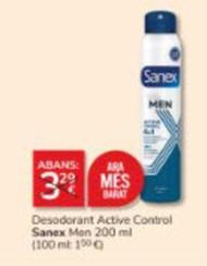 Oferta de Sanex - Desodorant Active Control por 3€ en Consum