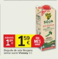 Oferta de Bebida de soja por 0,55€ en Consum