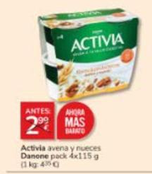 Oferta de Danone - Activia Avena Y Nueces por 2€ en Consum