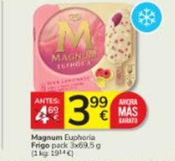 Oferta de Magnum - Euphoria Frigo por 3,99€ en Consum
