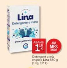 Oferta de Lina - Detergent A Má En Pole por 1€ en Consum
