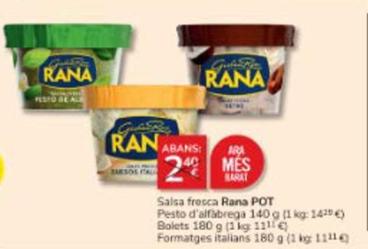 Oferta de Rana - Salsa Fresca por 2€ en Consum