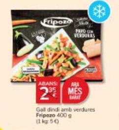 Oferta de Fripozo - Gall Dindi Amb Verdures por 2€ en Consum