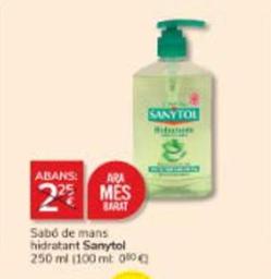 Oferta de Sanytol - Sabó De Mans Hidratant por 2€ en Consum