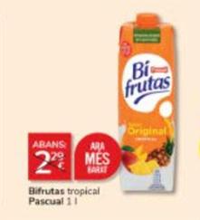 Oferta de Pascual - Bifrutas Tropical por 2€ en Consum