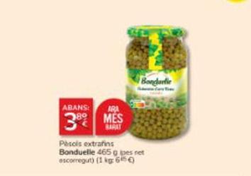 Oferta de Bonduelle - Pèsols Extrafins por 3€ en Consum