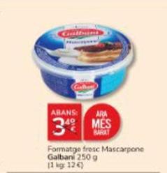 Oferta de Galbani - Formatge Fresc Mascarpone por 3€ en Consum