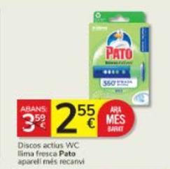 Oferta de Pato - Discos Actius WC Llima Fresca por 2,55€ en Consum