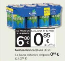 Oferta de Nestea - Llimona Llauna por 0,89€ en Consum
