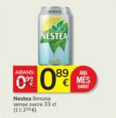 Oferta de Nestea - Limona Sense Sucre por 0,89€ en Consum