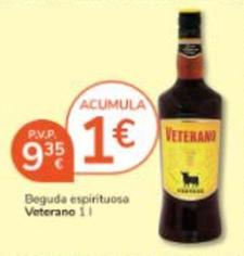 Oferta de Veterano - Beguda Espirituosa por 9,35€ en Consum