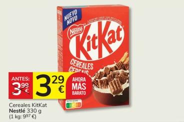 Oferta de Nestlé - Cereales Kitkat por 3,29€ en Consum