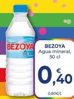 Oferta de Agua por 0,4€ en CashDiplo