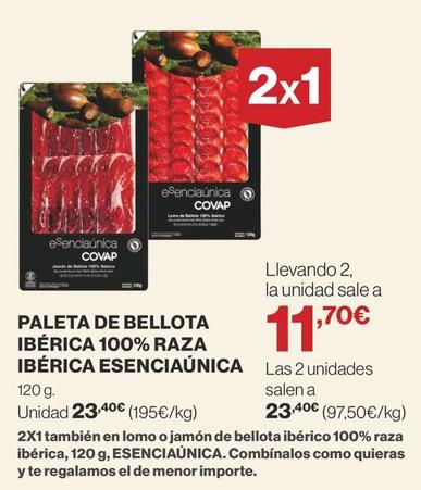 Oferta de Paleta ibérica de bellota por 23,4€ en Supercor Exprés