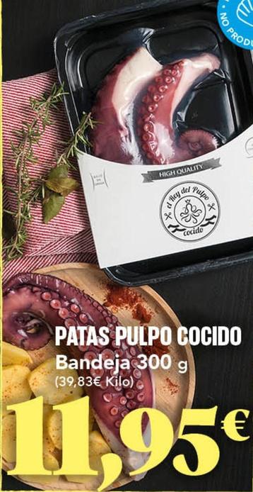 Oferta de Pulpo por 1,95€ en Gadis