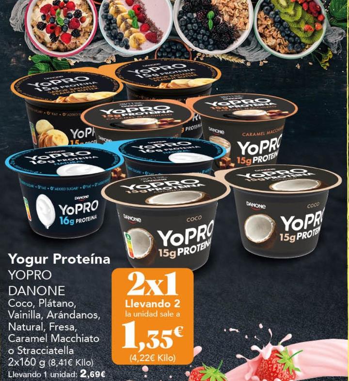 Oferta de Danone - Yogur Proteína por 2,69€ en Gadis