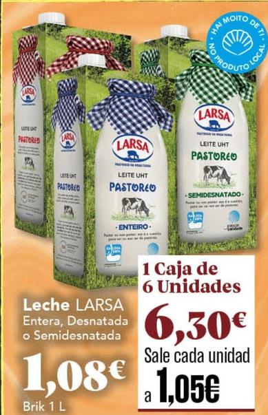 Oferta de Larsa - Leche por 1,05€ en Gadis