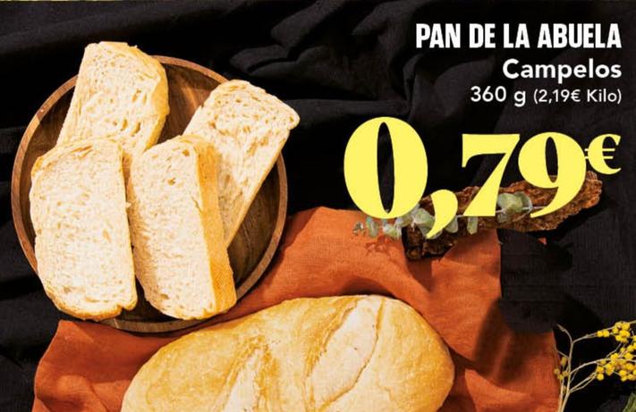 Oferta de Campelos - Pan De La Abuela por 0,79€ en Gadis