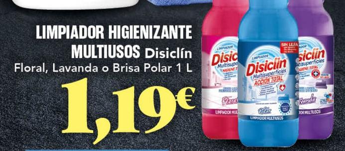 Oferta de Disiclin - Limpiador Higienizante Multiusos por 1,19€ en Gadis