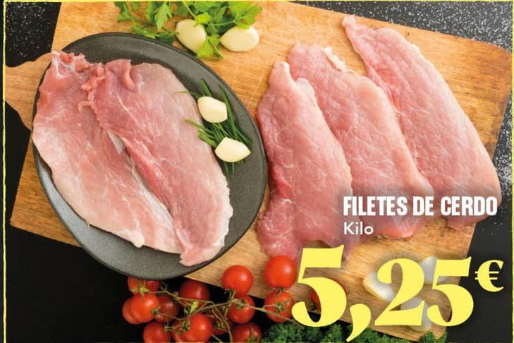 Oferta de Filetes De Cerdo por 5,25€ en Gadis