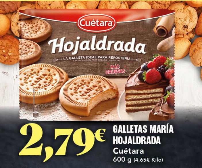 Oferta de Cuétara - Galletas María Hojaldrada por 2,79€ en Gadis