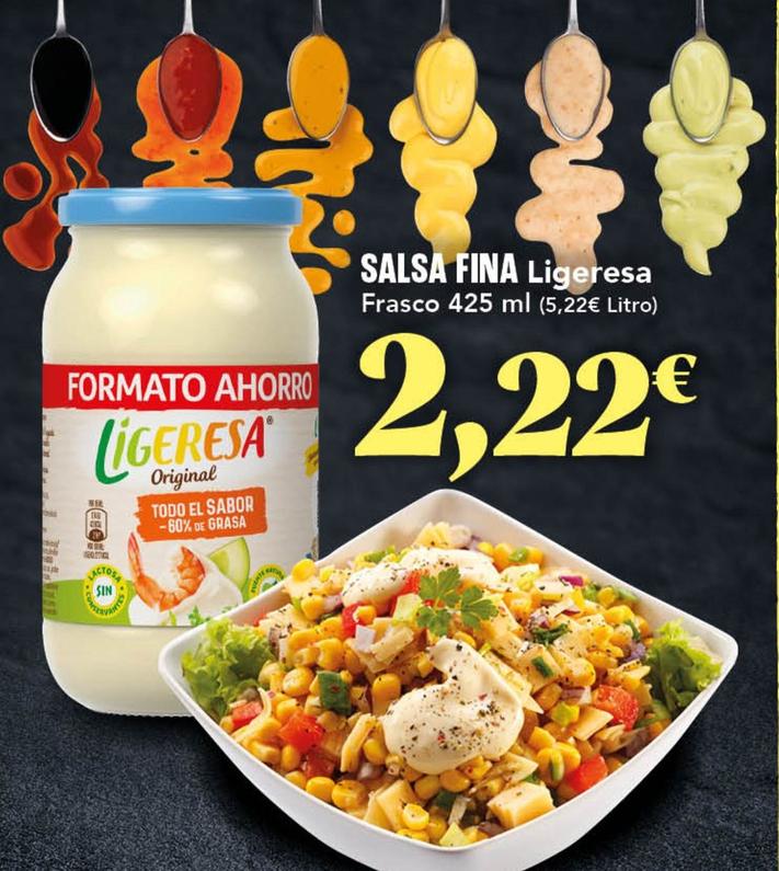 Oferta de Ligeresa - Salsa Fina por 2,22€ en Gadis